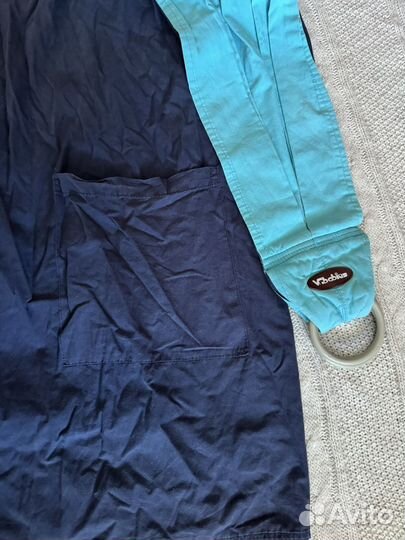 Слинг на кольцах для новорожденных