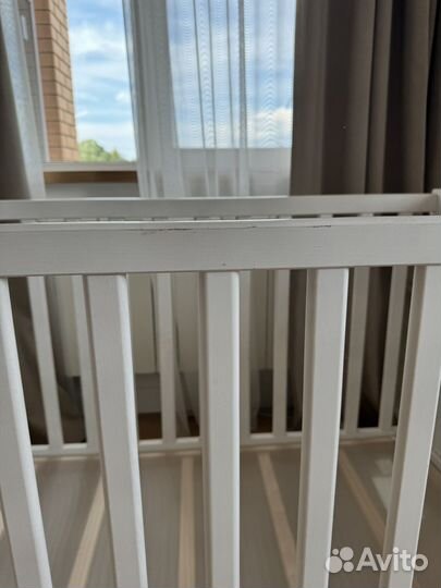 Детская кроватка IKEA сундвик