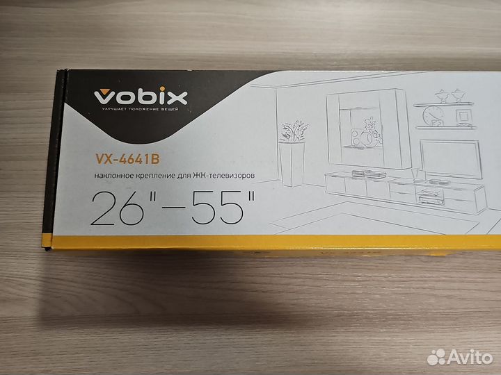Наклонное крепление для телевизора vobix vx-4641b