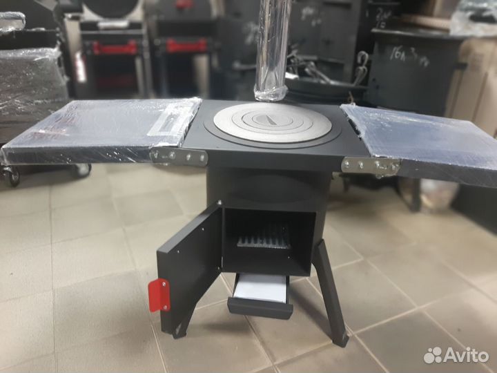 Печь на дровах для приготовления на казане