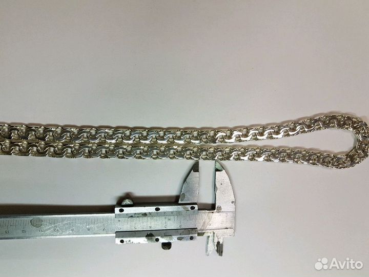 Цепи серебро
