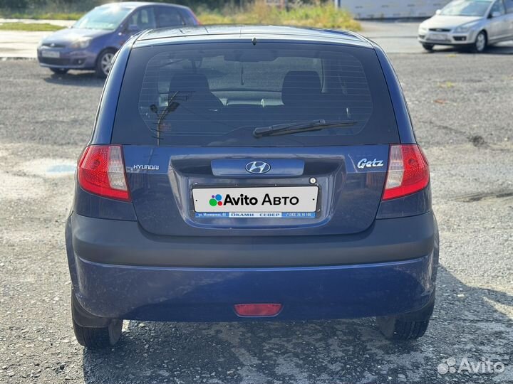 Hyundai Getz 1.4 МТ, 2007, 194 900 км