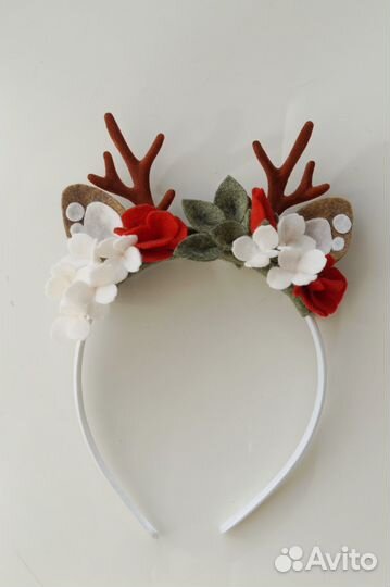 Ободок новогодний оленёнок