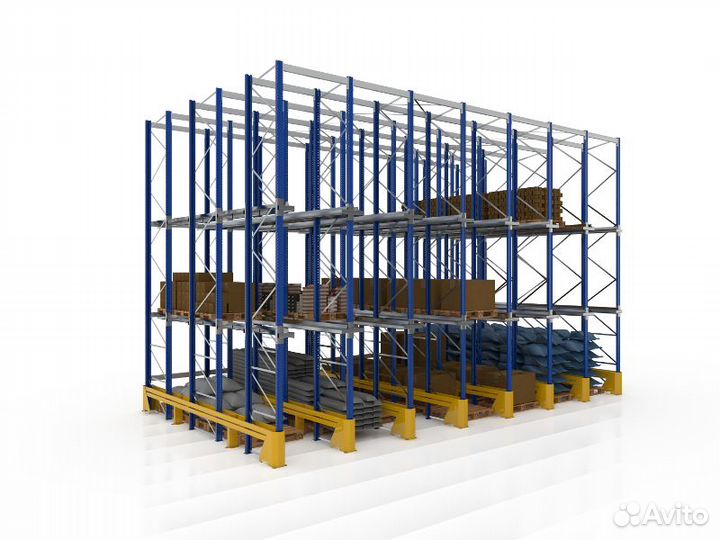 Стеллажи складские / промышленные