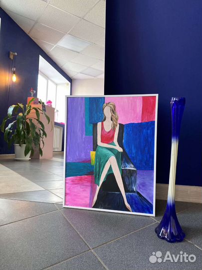 Интерьерная картина акрилом