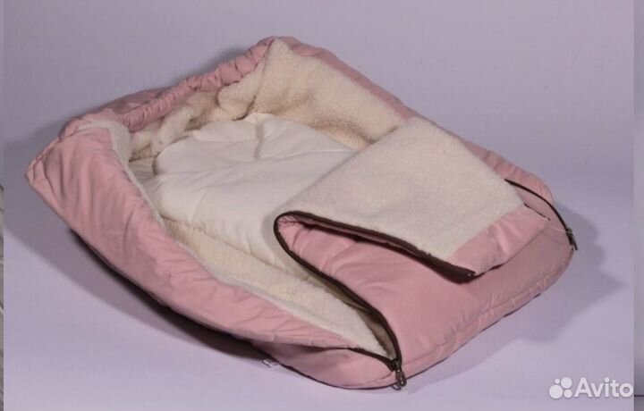 Новый зимний конверт в коляску на овчине