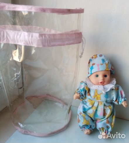 Симпатичный пупс, высота 18 см