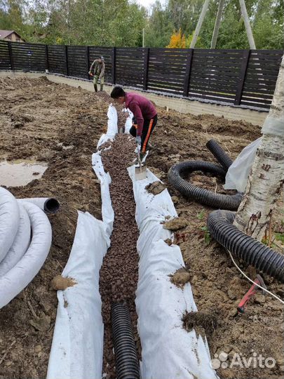 Дренаж участка