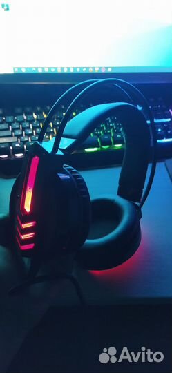 Игровые наушники с микрофоном