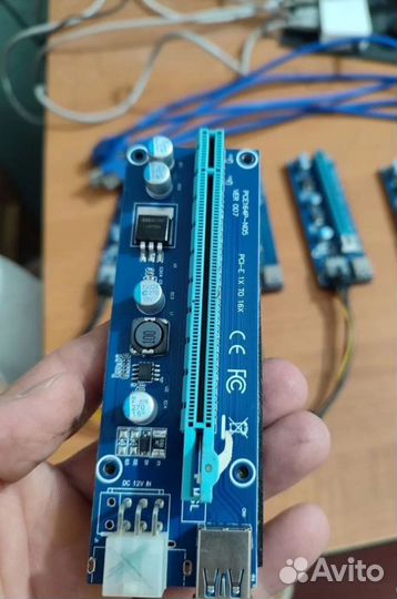 Райзер pci-e 8штук