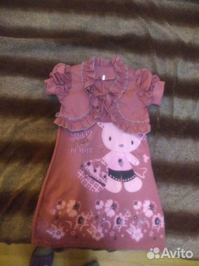 Платье двойка для девочки