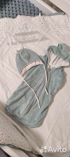 Конверт одеяло на выписку зима