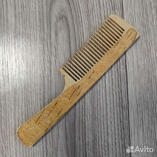Расческа деревянная гребень сувенирная Пермь
