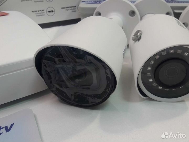 Комплект видеонаблюдения 4Мп Dahua 5 камер