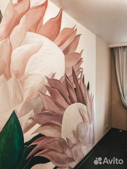 Роспись стен, интерьерные картины