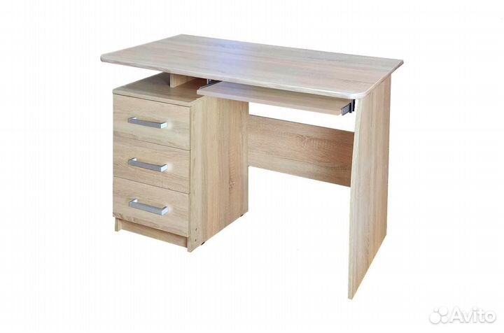 Стол с закруглёнными углами и ящиками