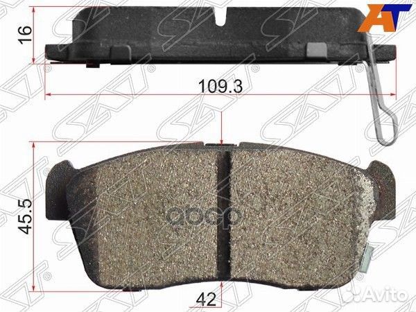Колодки тормозные перед toyota passo 04- ST-044