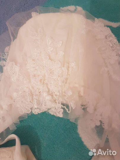 Крестильное платье с чепчиком для девочки