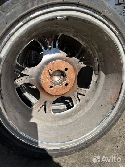 Диски diablo хром и новая резина на ваз LADA r17