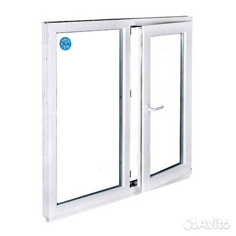 Стандартное окно в квартиру 1.100 х 1.100 готовое