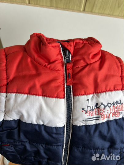 Жилет дутый для мальчика 80