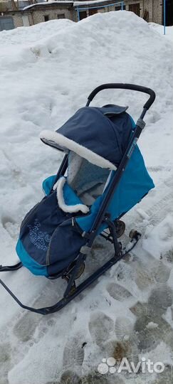 Коляска санки