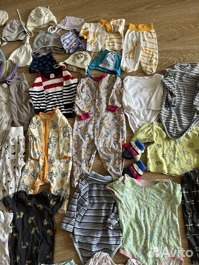 Большой пакет вещей на мальчика 0+