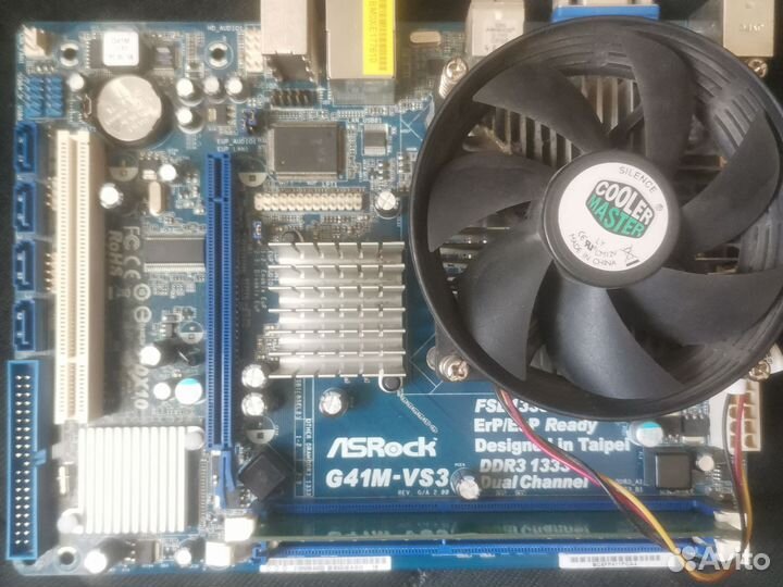 Материнская плата с процессором