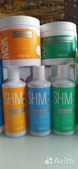 Продукция тефия(шампуни, бальзамы, маски)