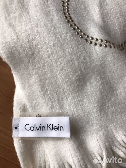 Комплект шапка и шарф Calvin Klein оригинал