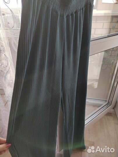 Брюки палаццо лапша