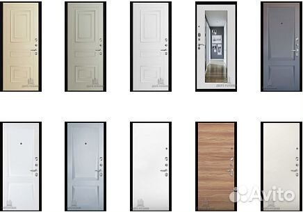 Дверь входная металлическая Президент Люкс зеркало