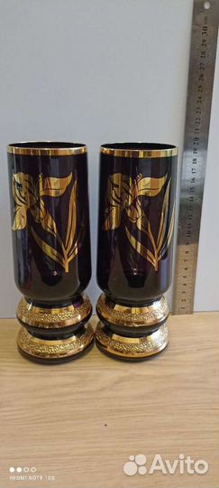 Ваза-кубок Bohemia для цветов