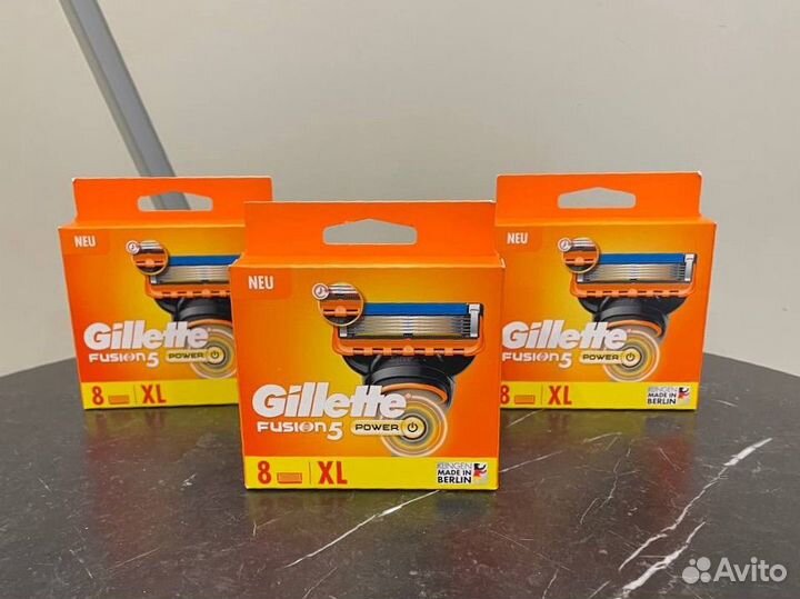 Сменные кассеты Gillette Fusion 5 Power оригинал