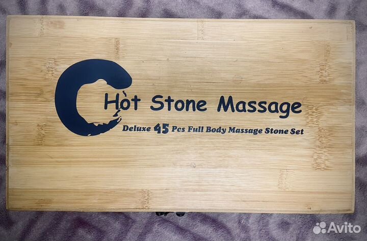 Набор массажных камней для стоун терапии (45шт)