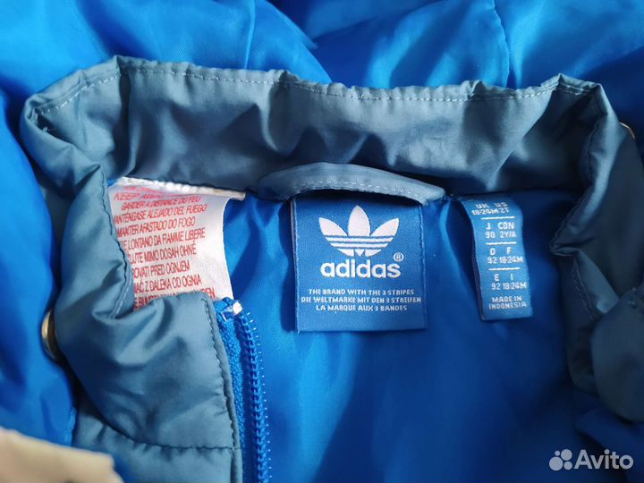 Пуховик Adidas Оригинал