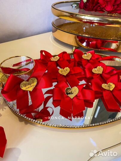 Свадебная хонча, ленточки для помолвки