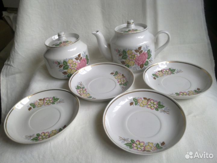 Сахарница, заварной чайник - СССР