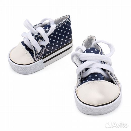 Синий SH-0037 Кеды 7.5*4*3.5 см, 1 пара, Astra&Craft (синий)