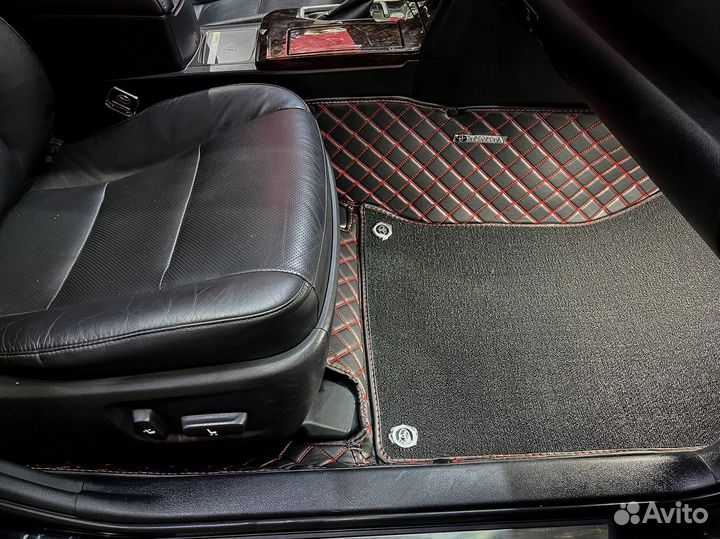 3Д коврики из экокожи не Китай 3D