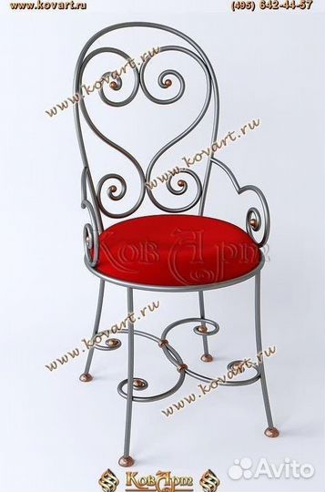 Кованые стулья для кухни. Art: U602
