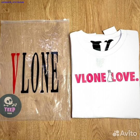 Футболка Vlone bunny белая S XL (Арт.77988)