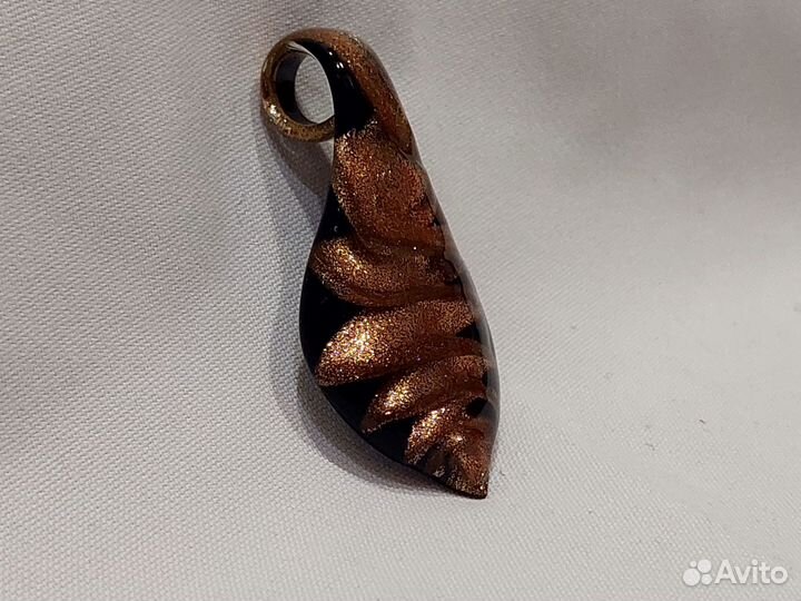 Муранское стекло, подвеска кулон (Италия, Murano)