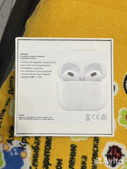 Беспроводные наушники apple airpods 3