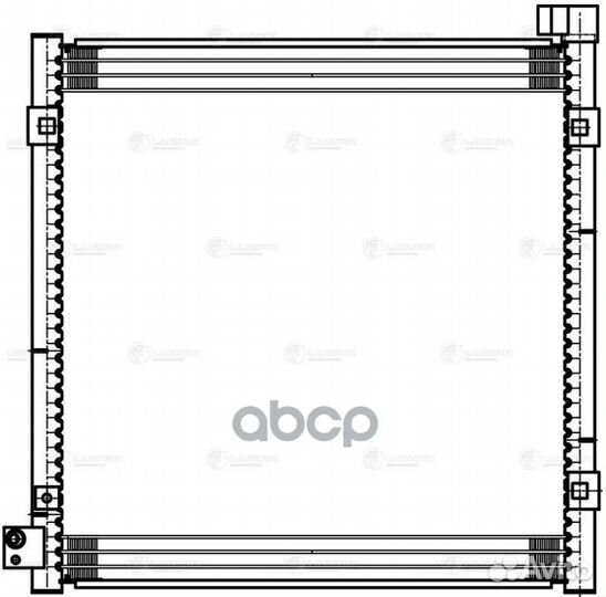 Конденсер honda civic 1.4-2.0 95-01 lrac 2311 L