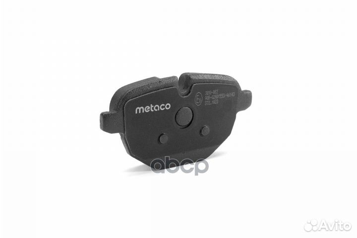 Колодки тормозные BMW 5(F10/F11) /X3(F25) 09- задн