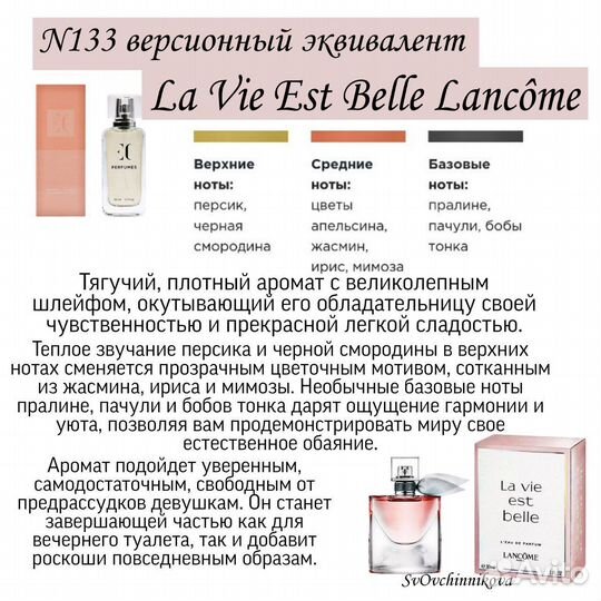 Духи Empireo Cosmetics