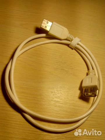 Кабель удлинительный USB 2.0 (Am) - (Af), 0.8 м