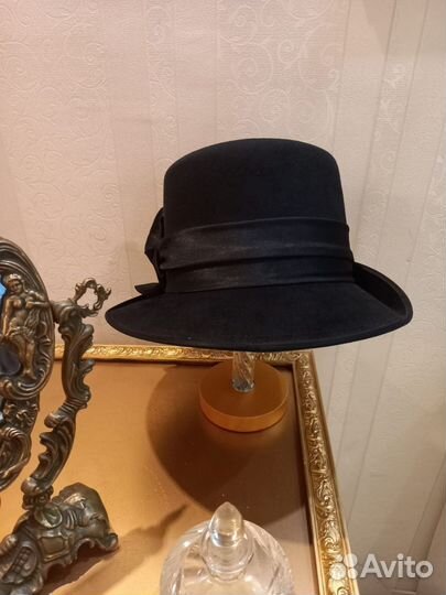 Шляпа фетровая женская пуховая