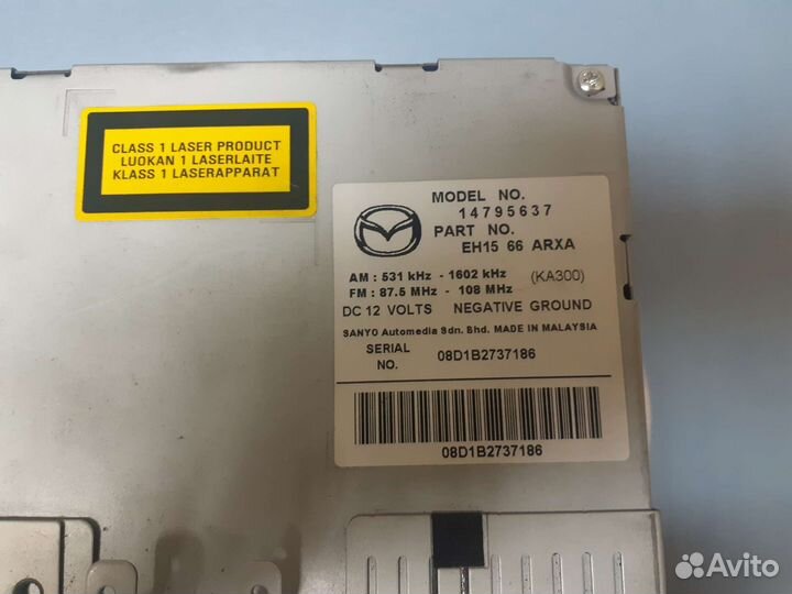 Мультимедиа Мазда CX-7 2008